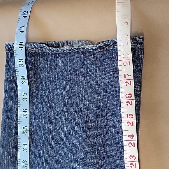 Planet Earth Size 34x32 Stretch Vintage Fit Denim Blue Jeans, Gently Used Cond. - Picture 7 of 13